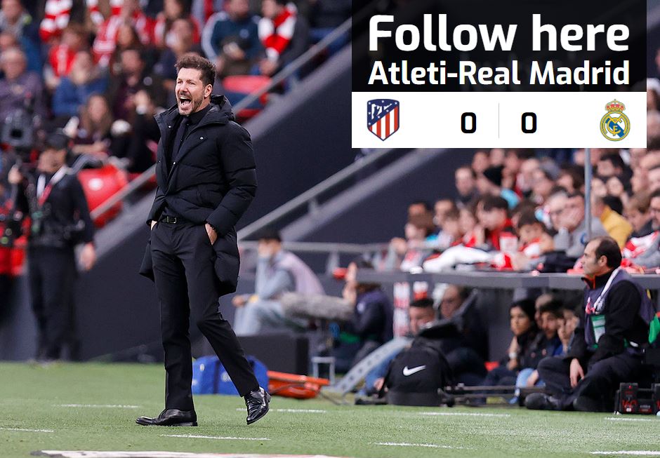 Atletico Madrid 0-0 Real Madrid LIVE Bellingham hits the crossbar