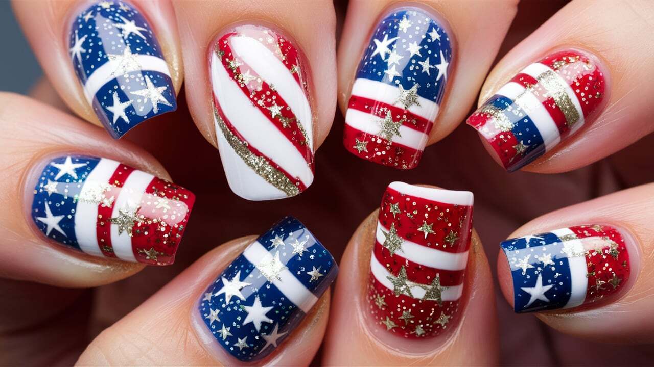 FourthOfJulyNails