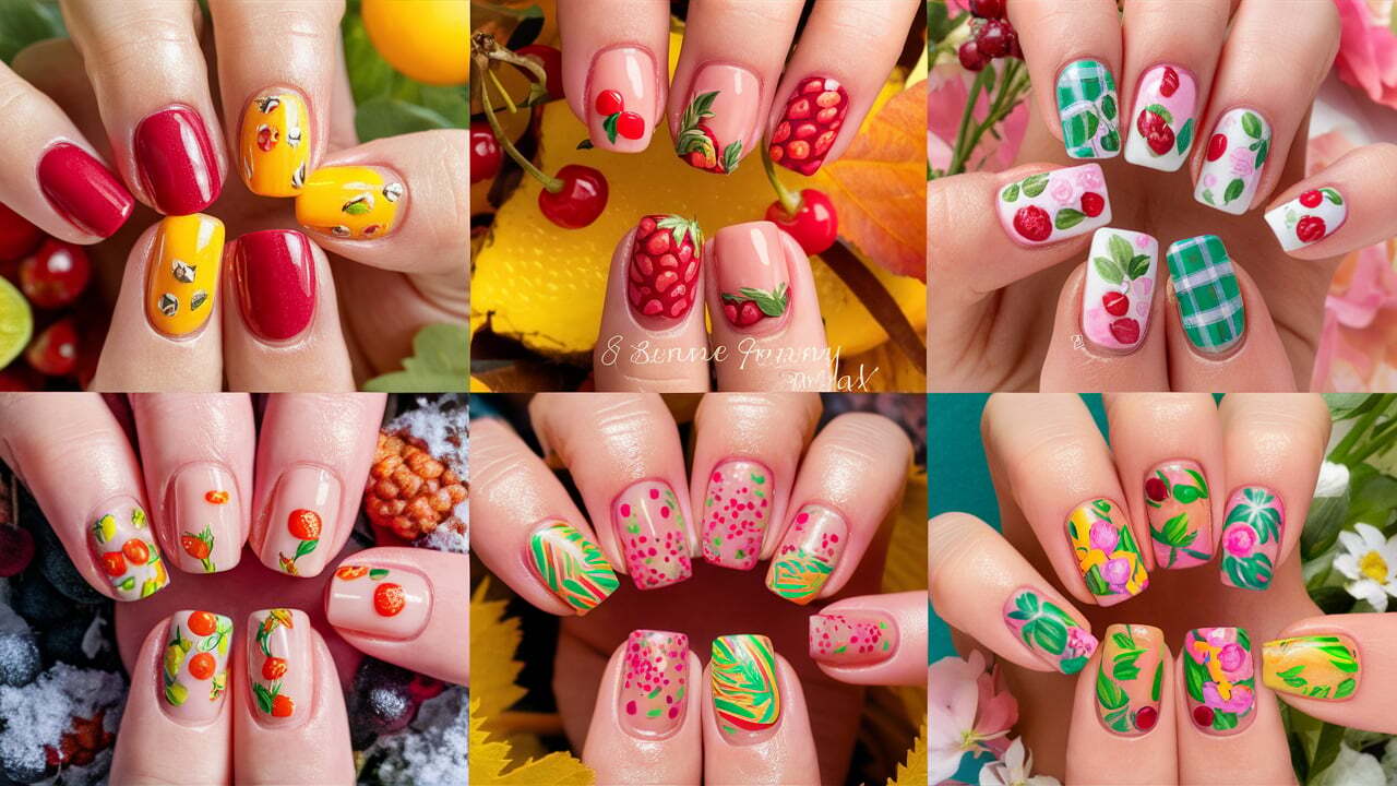 Fruit Inspired Nail Designs