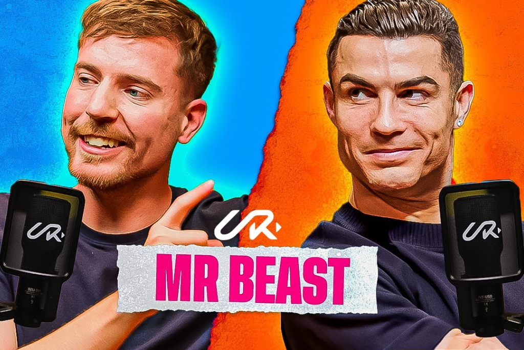 Breaking the Internet Cristiano Ronaldo Meets MrBeast for an Epic Conversation